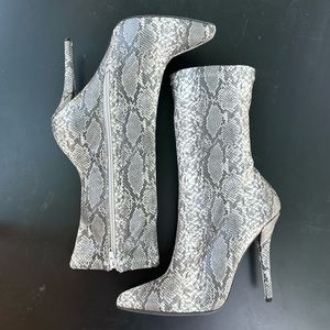 Snake Skin Heels